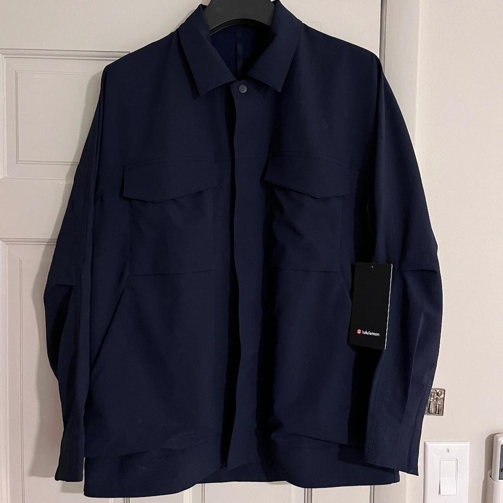 Lululemon Cargo Pocket Shirt - L True Navy